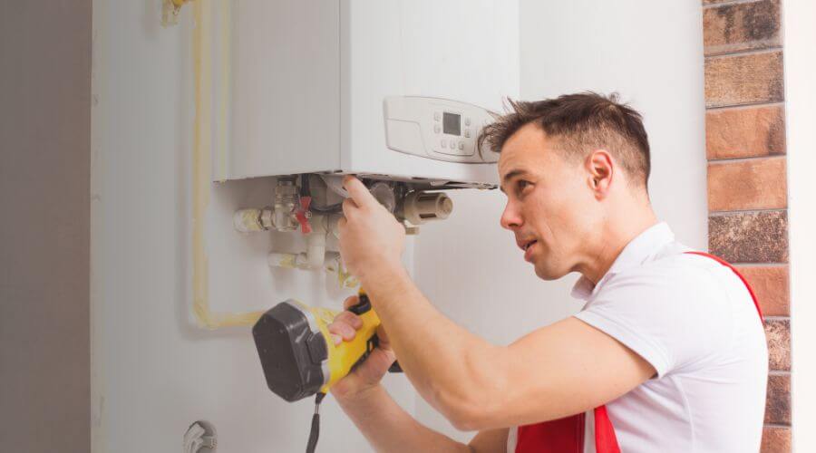 Local water heater installation in Tokio, ND
